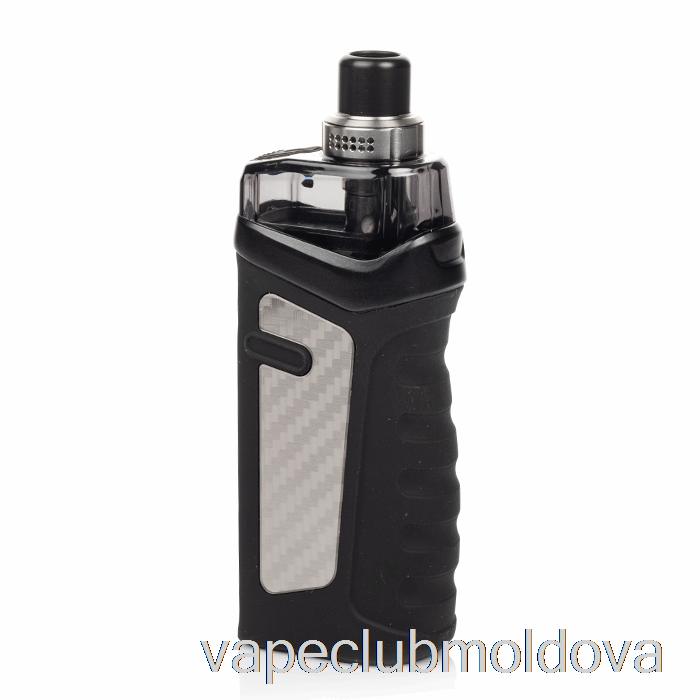 Vape Mod Vandy Vape Jackaroo 70w Pod Mod Kit Fibră De Carbon Argintie